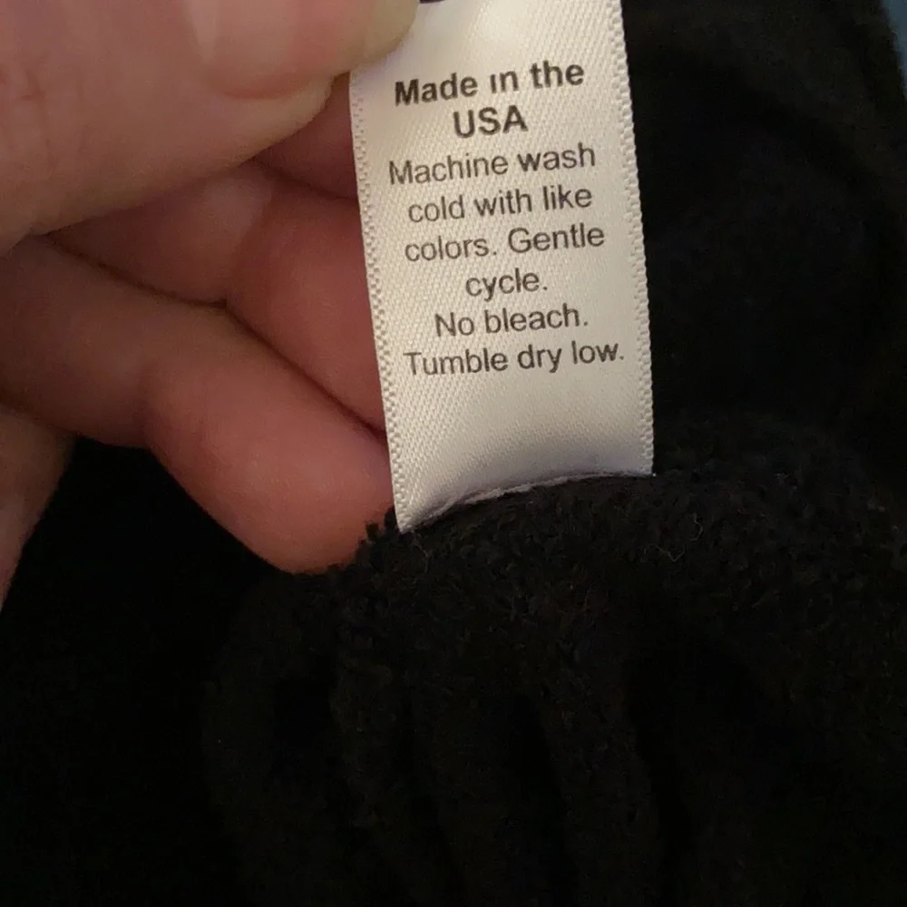 EVEREVE + Michael Stars from Neiman’s black jersey dress w/ hoodie. Made in USA - Picture 13 of 15